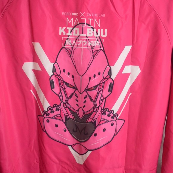 Dragon Ball MAJIN KID BUU Full-Zip Hooded Jacket By In The Lab Large (NWOT) - Picture 1 of 7